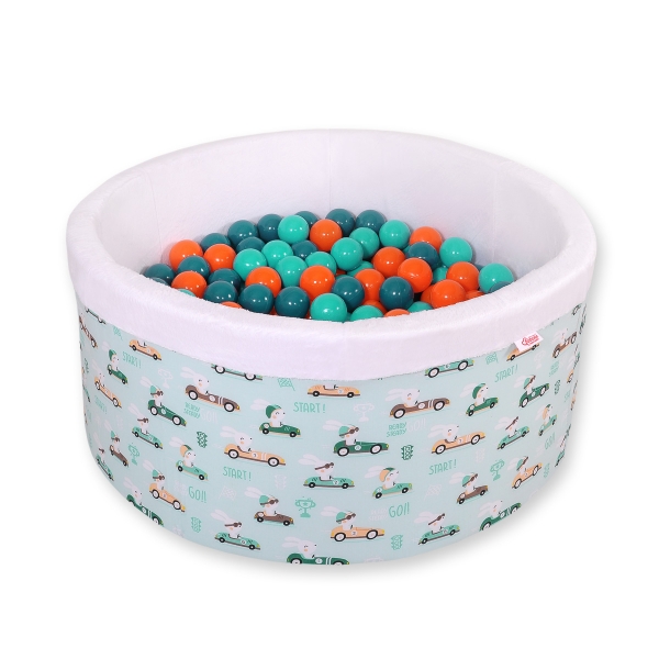 Ballenbak met 200 Ballen Mint