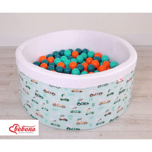 Ballenbak met 200 Ballen Mint