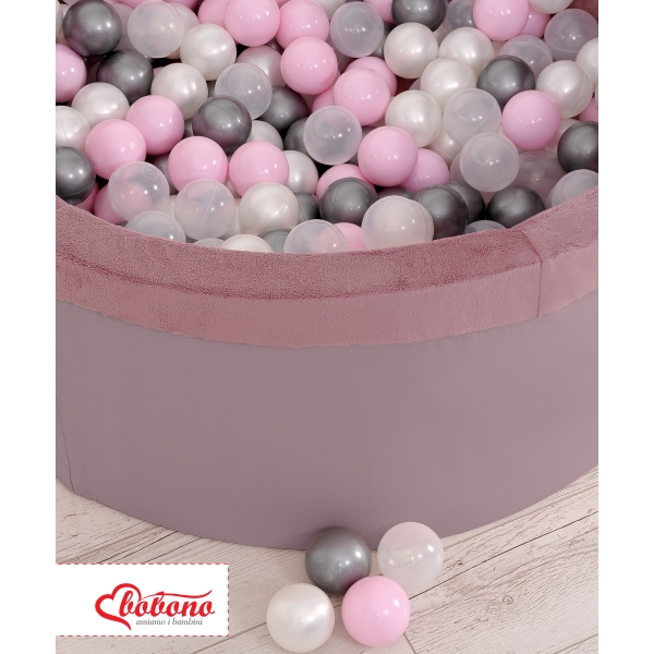 Ballenbak Minky Pastelviolet
