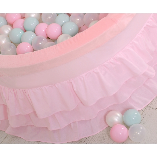 Ballenbak Minky Roze