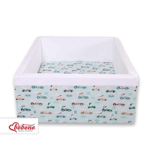 Ballenbak voor Baby Minky  Mint Konijnen