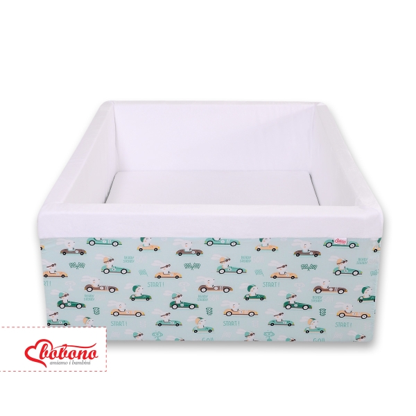 Ballenbak voor Baby Minky  Mint Konijnen