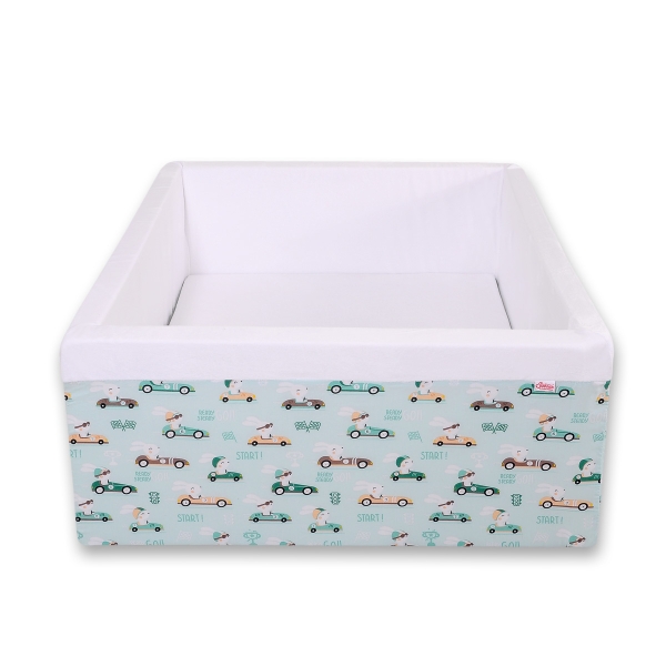 Ballenbak voor Baby Minky  Mint Konijnen