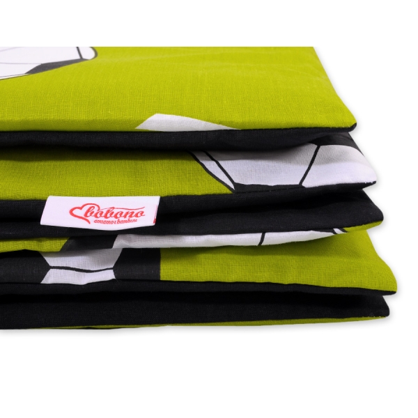 Beddengoed 2 dele 140x200 Junior Groen Voetbal