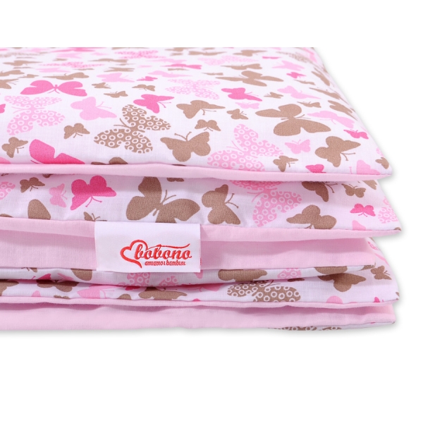 Beddengoed 2 dele 140x200 Junior Roze Vlinders