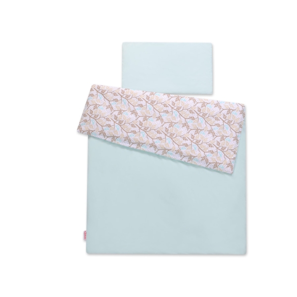 Beddengoed 2 delen 100x135 Mini Beige Blad