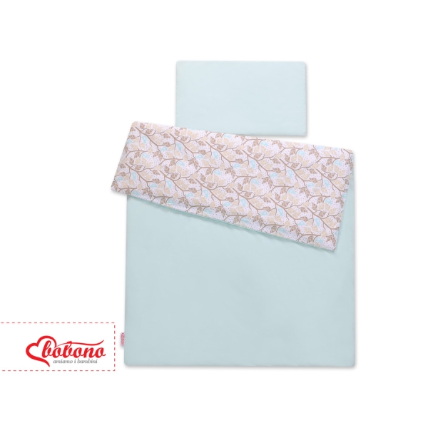 Beddengoed 2 delen 100x135 Mini Beige Blad