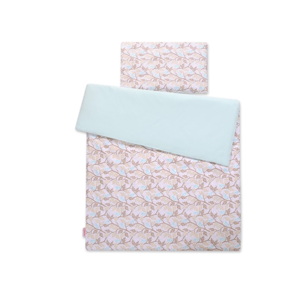 Beddengoed 2 delen 100x135 Mini Beige Blad