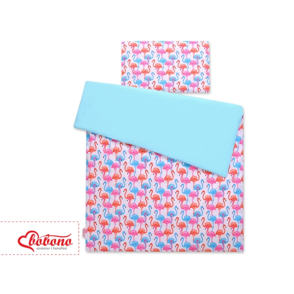 Beddengoed 2 delen 100x135 Mini Flamingo