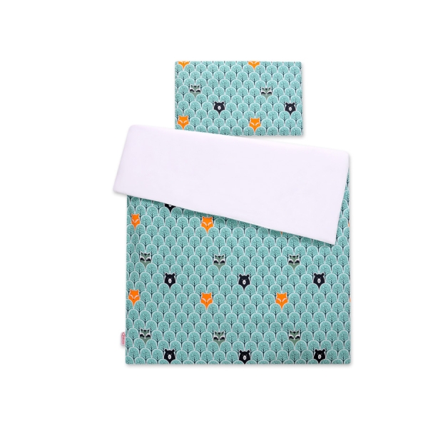 Beddengoed 2 delen 100x135 Mini Mint Bomen