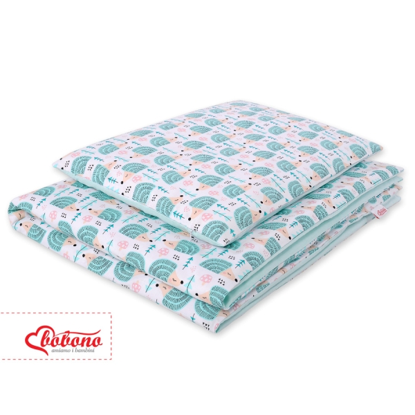 Beddengoed 2 delen 100x135 Mini Mint Egel