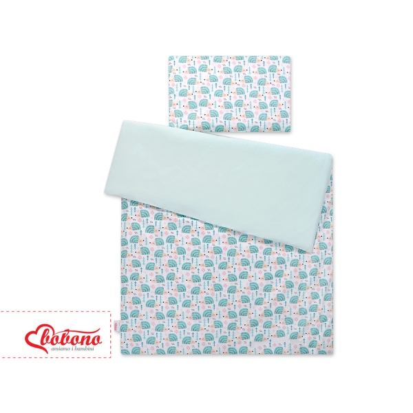 Beddengoed 2 delen 100x135 Mini Mint Egel