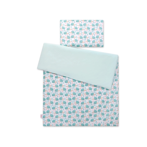 Beddengoed 2 delen 100x135 Mini Mint Egel