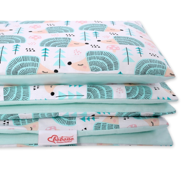Beddengoed 2 delen 100x135 Mini Mint Egel