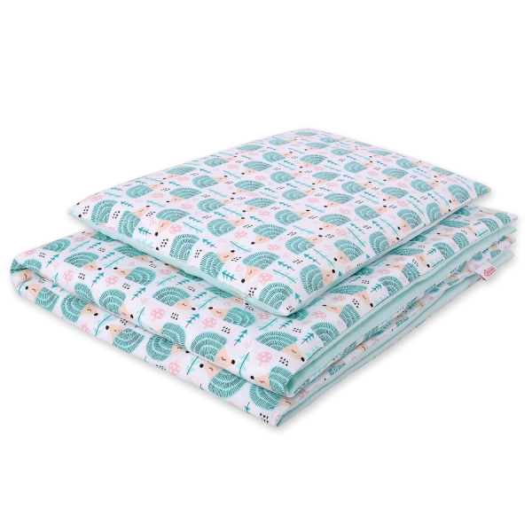 Beddengoed 2 delen 100x135 Mini Mint Egel
