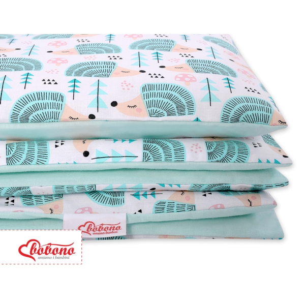 Beddengoed 2 delen 100x135 Mini Mint Egel