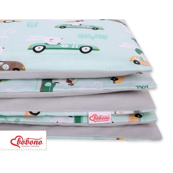 Beddengoed 2 delen 100x135 Mini Mint Konijnen
