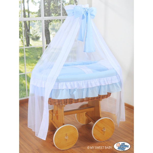 Beddengoed 2 st voor Babymand / Rieten Kribbe