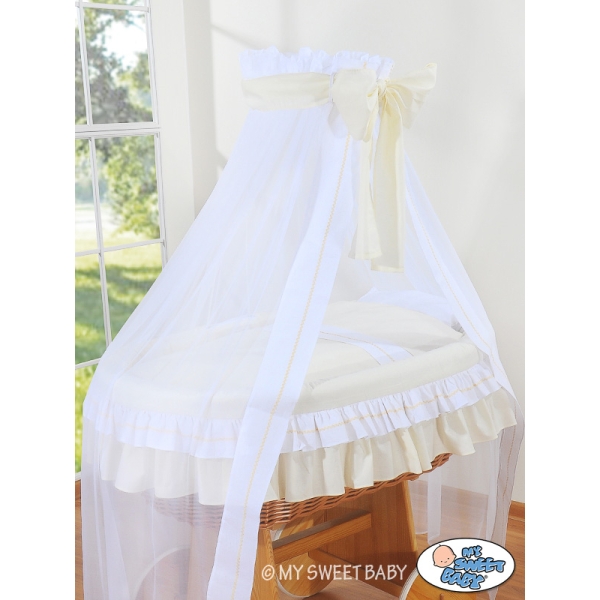Beddengoed 2 st voor Babymand / Rieten Kribbe