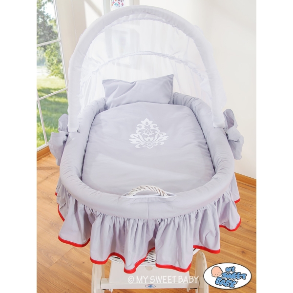 Beddengoed 2 st voor Babymand / Rieten Kribbe