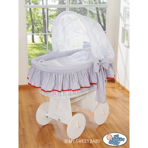 Beddengoed 2 st voor Babymand / Rieten Kribbe