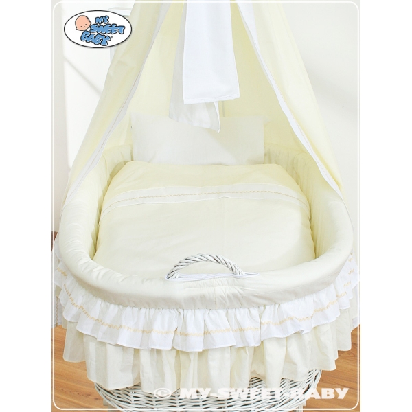 Beddengoed 2 st voor Babymand / Rieten Wieg