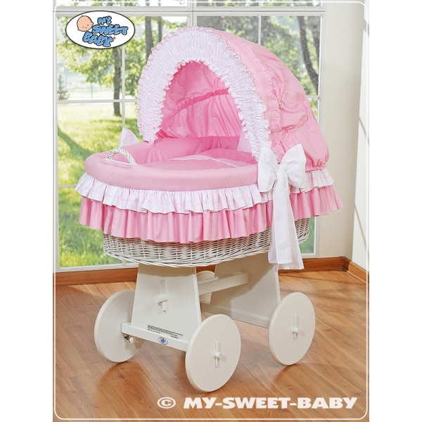 Beddengoed 2 st voor Babymand / Rieten Wieg