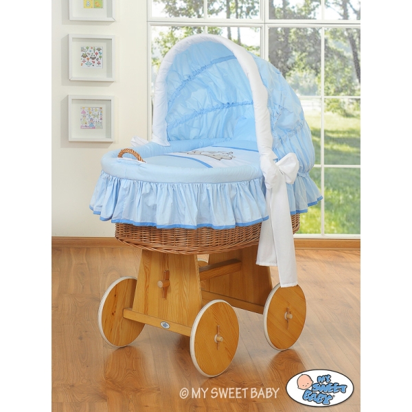 Beddengoed 2 st voor Babymand / Rieten Wieg