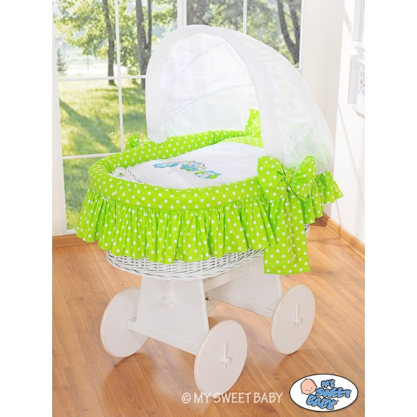 Beddengoed 2 st voor Babymand / Rieten Wieg