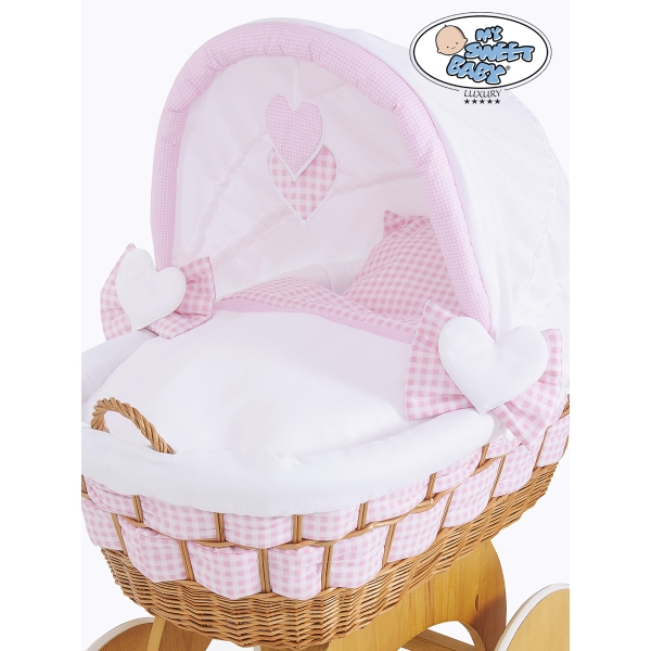 Beddengoed 2 st voor Babymand / Rieten Wieg Isabella