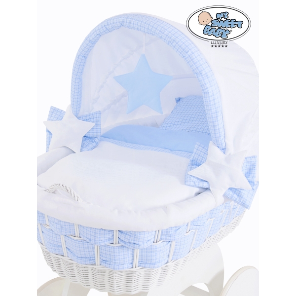 Beddengoed 2 st voor Babymand / Rieten Wieg Isabella