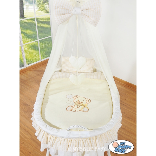 Beddengoed - Hemeltje voor Babymand / Rieten Babybed