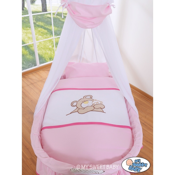 Beddengoed - Hemeltje voor Babymand / Rieten Babybed