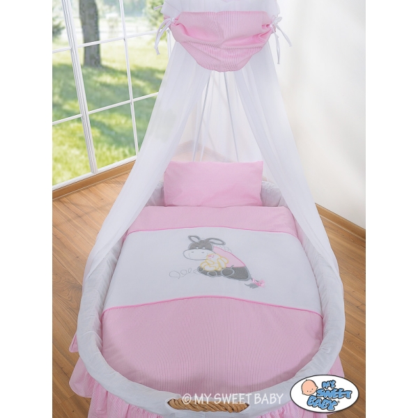 Beddengoed - Hemeltje voor Babymand / Rieten Babybed