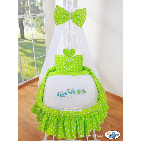 Beddengoed - Hemeltje voor Babymand / Rieten Babybed