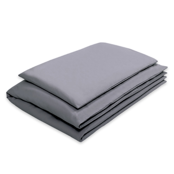 Beddengoed Ledikant 2 st  90x120 cm of 100x135 cm Antraciet