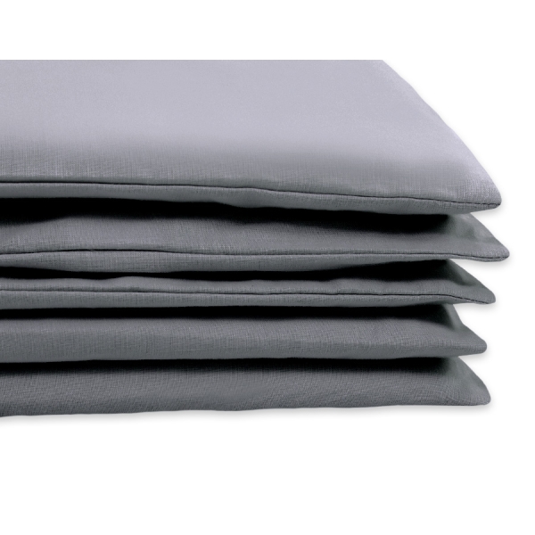 Beddengoed Ledikant 2 st  90x120 cm of 100x135 cm Antraciet