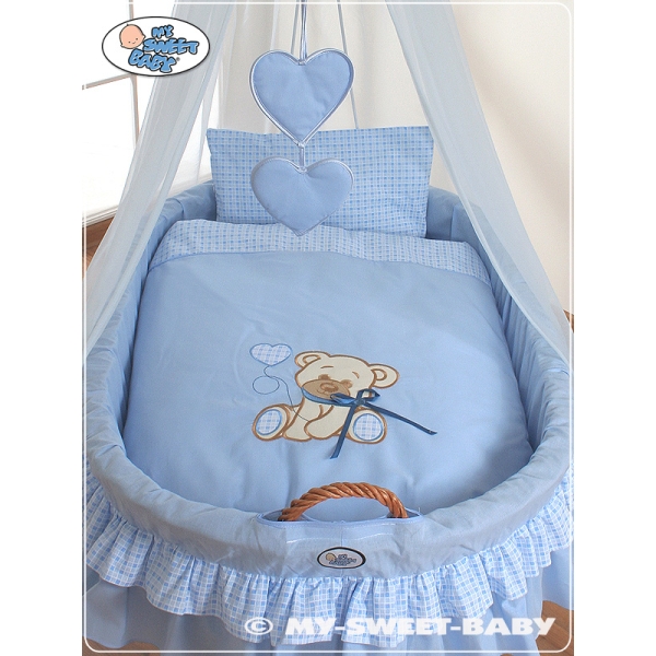 Beddengoed met Hemeltje 4 Delen voor Baby wiegje