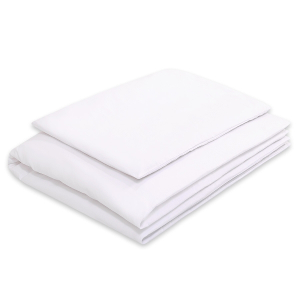 Beddengoed voor Babybed 2 st Wit