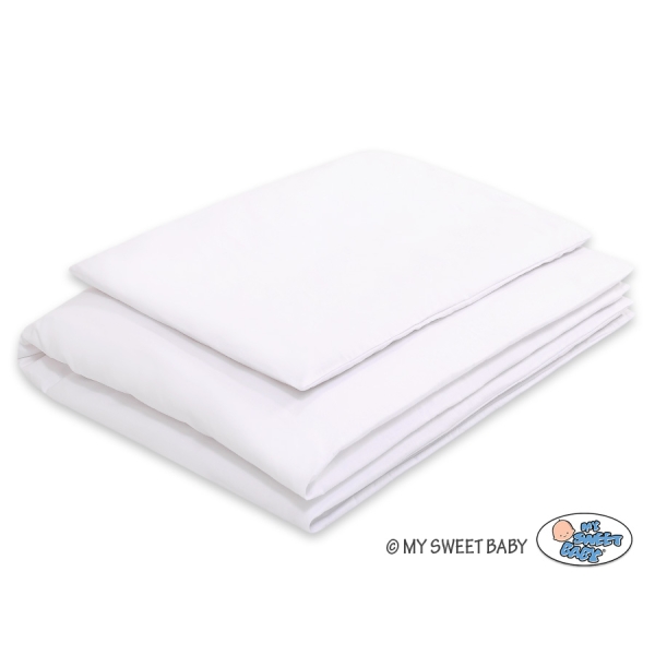 Beddengoed voor Babybed 2 st Wit