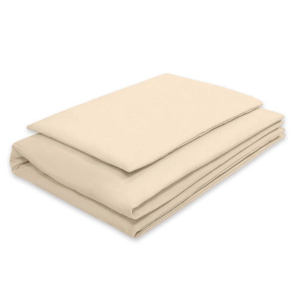 Beddengoed voor babybedje 60x120 cm of 70x140 cm Beige