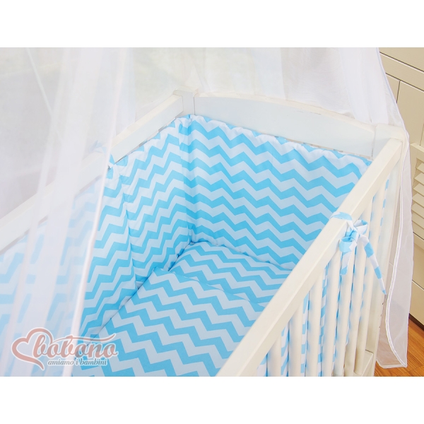 Beddengoed voor Bijzetbed Baby  6 st FABIO Blauw