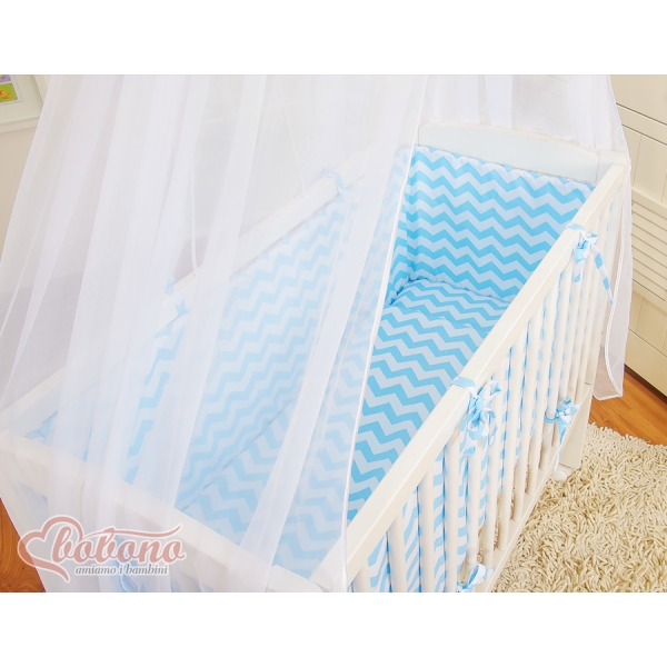 Beddengoed voor Bijzetbed Baby  6 st FABIO Blauw