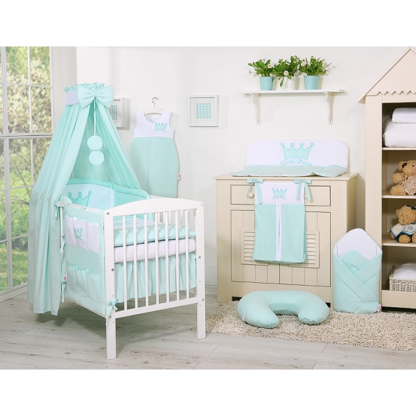 Beddengoed voor Kinderbed 11 st met Hemeltje -  Mint Little Prince Princess