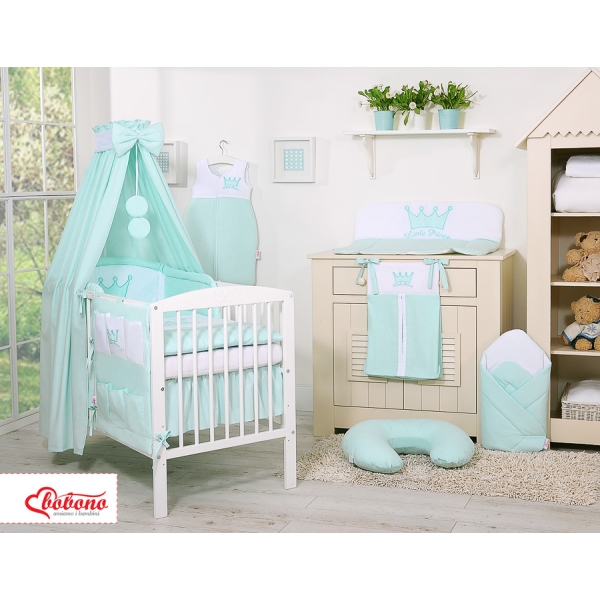 Beddengoed voor Kinderbed 11 st met Hemeltje -  Mint Little Prince Princess