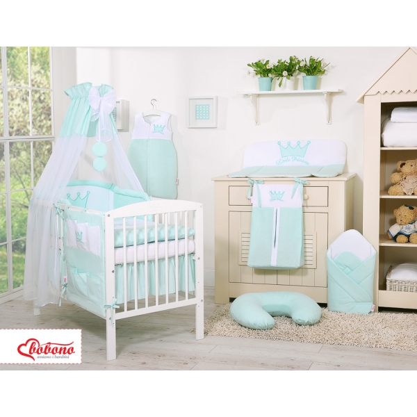 Beddengoed voor Kinderbed 11 st met Hemeltje -  Mint Little Prince Princess