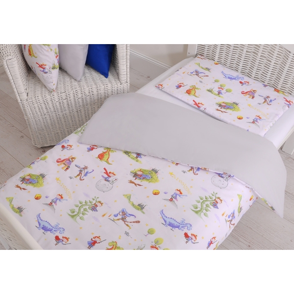 Beddengoed voor Kinderbed 2 dele 140x200 Junior Puss In Boots