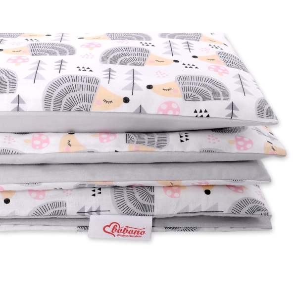 Beddengoed voor Kinderbed  2 delen 100x135 Mini Grijs Egel