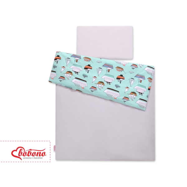Beddengoed voor Kinderbed  2 delen 100x135 Mini Mint Schepen