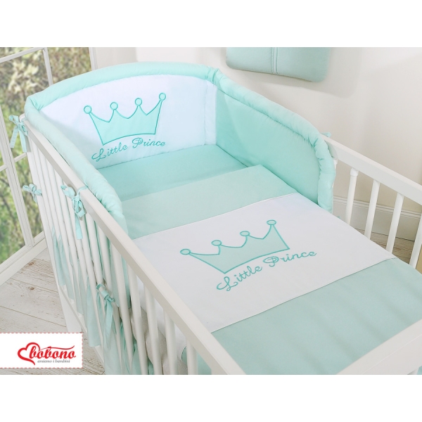 Beddengoed voor Kinderbed 2 st -  Mint Little Prince Princess